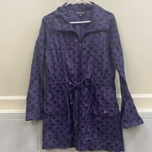 Apropos purple polkadot women’s size medium jacket